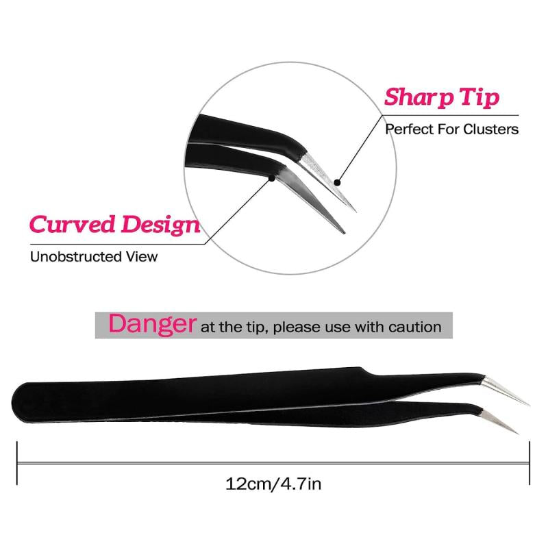 108pcs DIY Lash Extension Kit D Curl Lash Clusters Eyelash Extension Kit