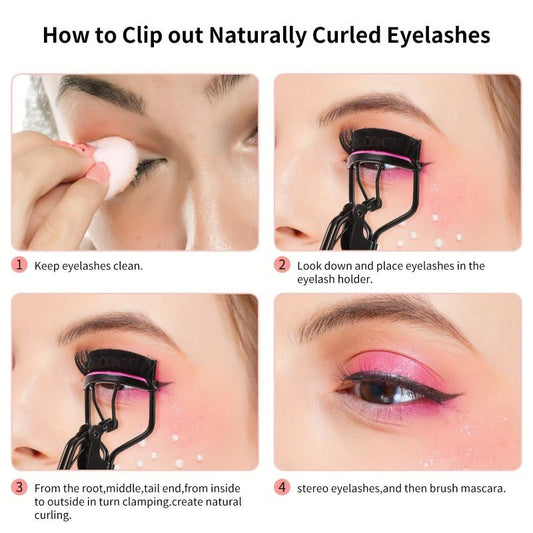 Professional Eyelash Curler Kit with 10 Extra Pads