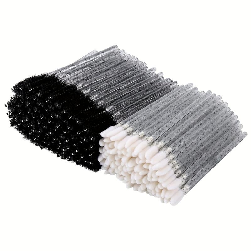 Crystal Lip Brush Eyelash Makeup Brushes Set