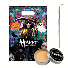 Scar Wax Kit Wound Shaping Styling Scar Wax Spatula SFX Halloween