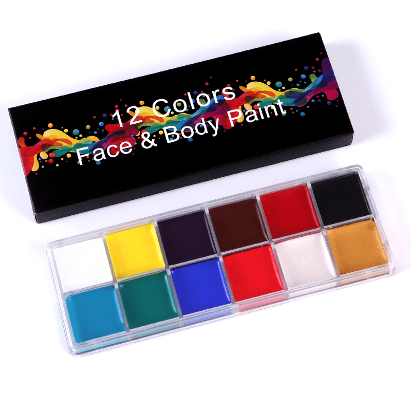 Professional Body Painting Makeup for Halloween and Stage Performances