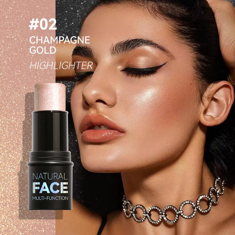 Waterproof Body Highlighter Stick - Long-lasting Blush Makeup
