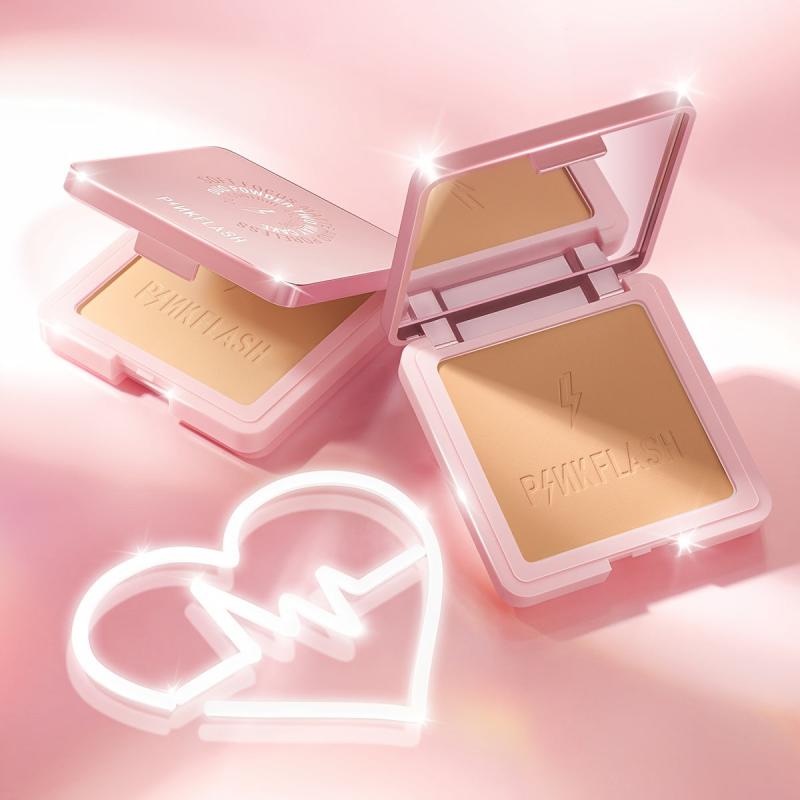 PINKFLASH Matte Powder Cake - High Coverage Lightweight