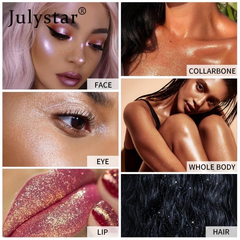 Natural 3 Eye Shadow Powder Waterproof and Long Lasting Fairy Glitter