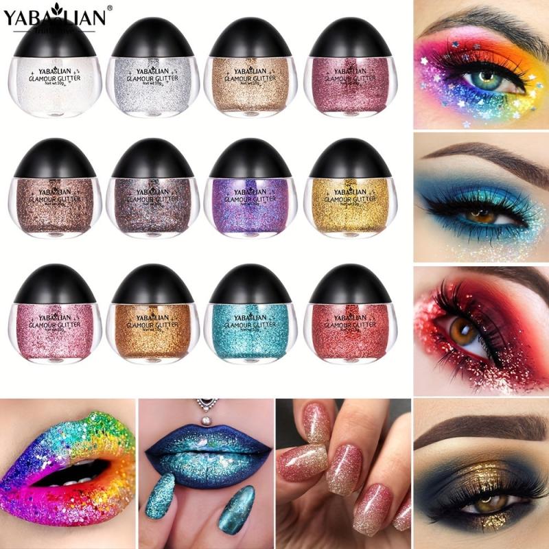 Starry Sky Gel Eyeshadow Pearlescent Sequins Liquid Eyeshadow