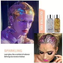 5 Pcs Glitter Liquid Eyeshadow Set Shimmering Sparkle Waterproof Long Lasting
