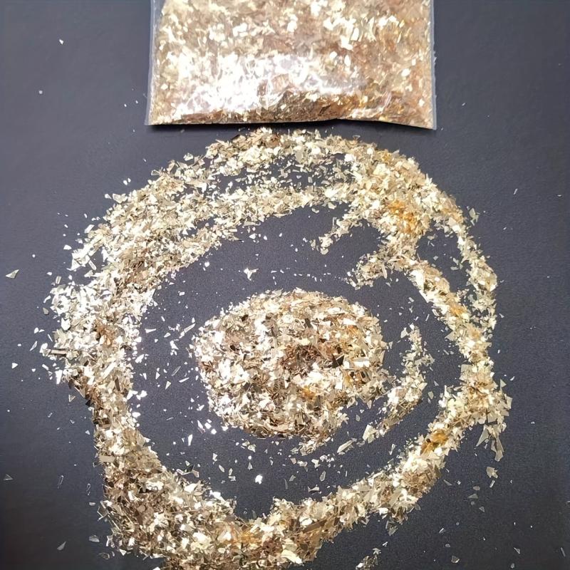 Golden Onion Powder Nail Art Sequins Glitter Powder 10g Pack
