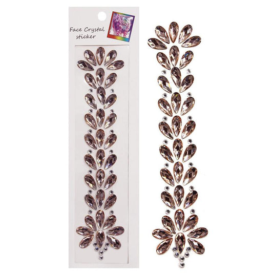 1 Pc Halloween Rhinestone Face Patch Hair Drill Chest Drill Eco Friendly