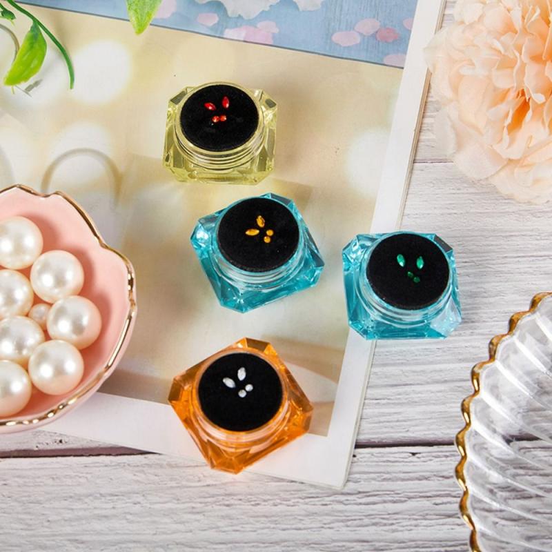 4pcs Sparkling Dental Tooth Gems Various Shapes and Colors for Teeth Jewelry