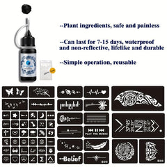 Tattoo Stencil Sheets & Juice Tattoo Dye Paste