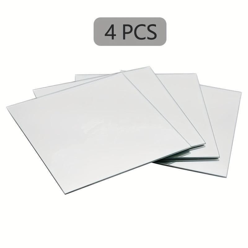 Acrylic Mirror Stickers Non Glass Self adhesive Removable Mirror Wall Decals
