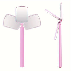 Large Folding Makeup Mirror Lightweight Eyelash Extension Checking Supplies