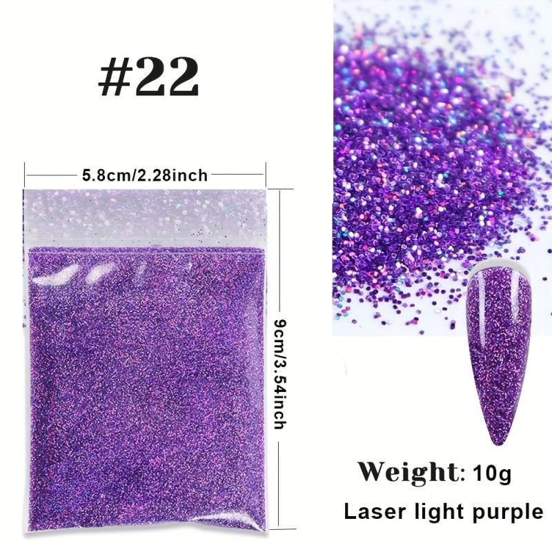 Golden Sparkling Glitter Powder for Makeup - Fine Polyester Glitter