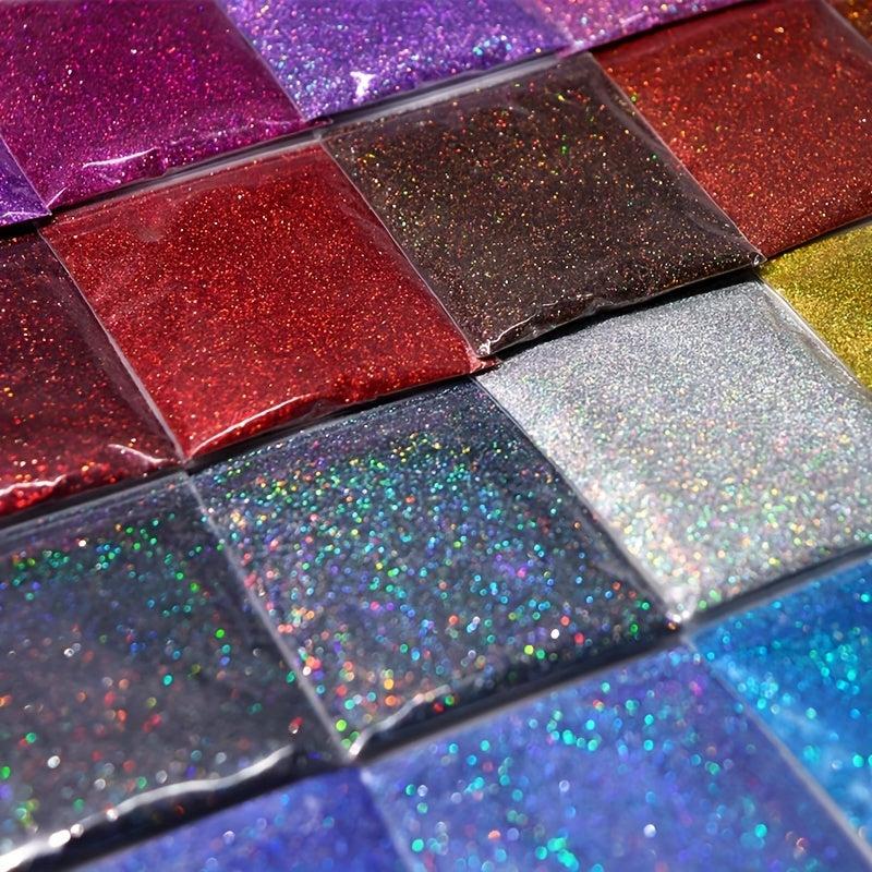 Golden Sparkling Glitter Powder for Makeup - Fine Polyester Glitter