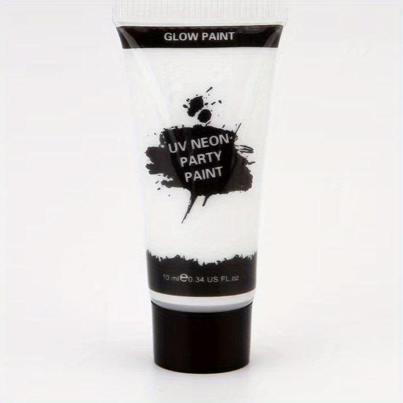 8 Vibrant UV Blacklight Body Paint Colors