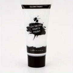 8 Vibrant UV Blacklight Body Paint Colors