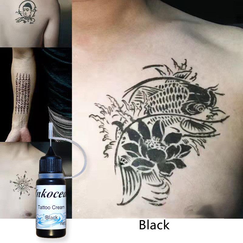 10ml Waterproof Tattoo Ink Juice Cream for Body Art Paint