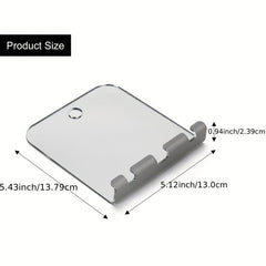 Fogless Shower Mirror with Shaver Holder
