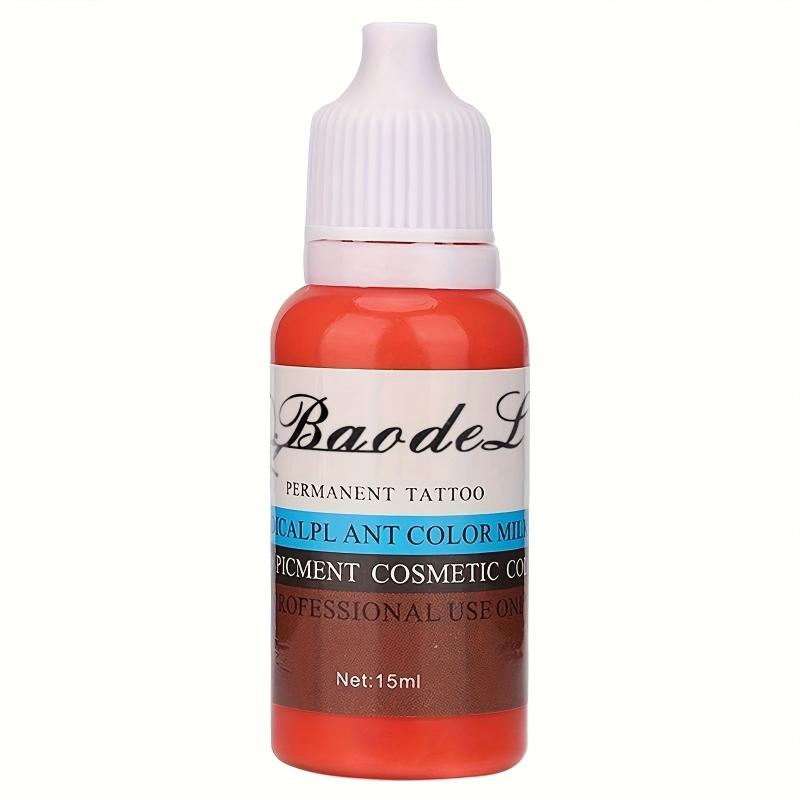 15ml Tattoo Ink Eyebrows Lips Eyeliner Pen Body Art Supply Pink