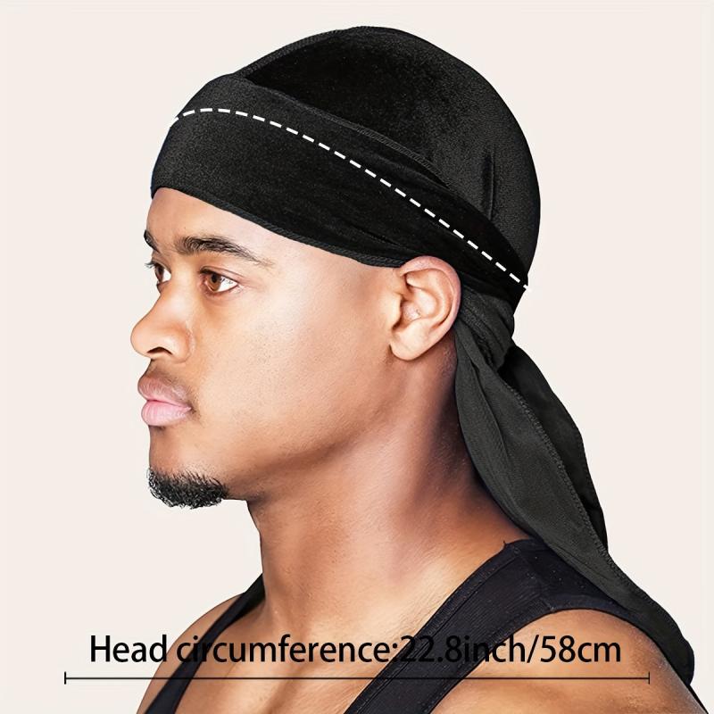 Velvet Durags for Men and Women - Soft and Comfortable Shower Cap