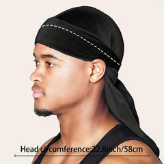 Velvet Durags for Men and Women - Soft and Comfortable Shower Cap