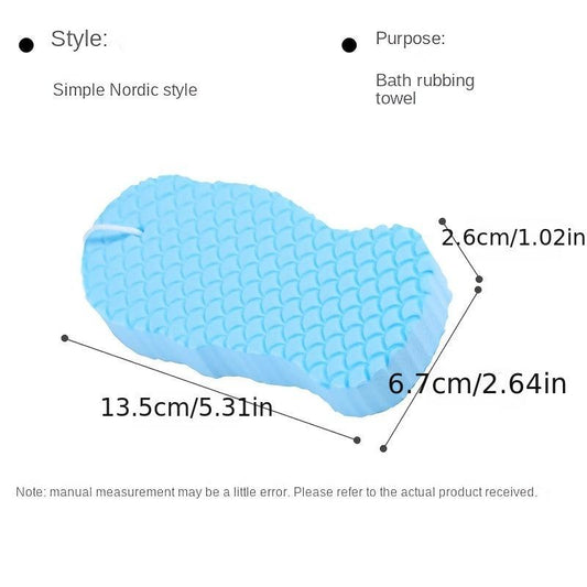 Soft Sponge Body Scrubber Bath Exfoliating Scrub Sponge