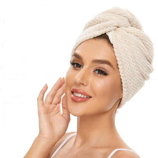 Women's Quick Drying Waffle Hair Cap