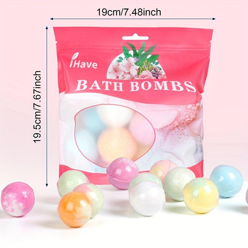 12 Pure Scents Bath Bombs Ideal Spa & Birthday Relaxation for Women