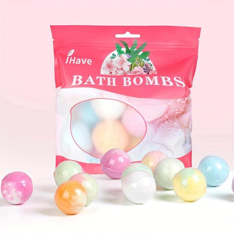 12 Pure Scents Bath Bombs Ideal Spa & Birthday Relaxation for Women