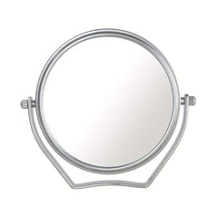 Portable Round Travel Mirror 1X/10X Magnification Handle 360 Swivel Men Women