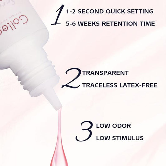 Waterproof False Eyelash Glue Strong Hold Hypoallergenic 5ml