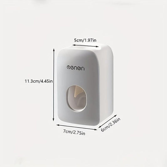 Toothpaste Dispenser with Suction Pad for Family Bathroom