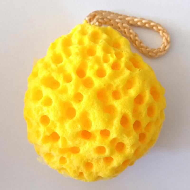 Non-latex Honeycomb Bath Ball Bubble Rubbing Brush