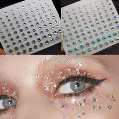 Crystal Shine Glitter Tattoo Sticker Eyeliner Gem Decoration Temporary Tattoo