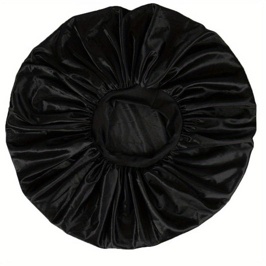 Adjustable Satin Bonnet Hair Cap For Sleeping Long Hair Care Women Night Hat