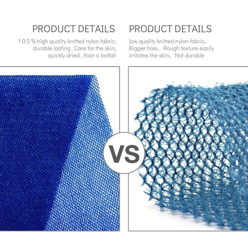 3 Pcs African Net Shower Sponge Exfoliate