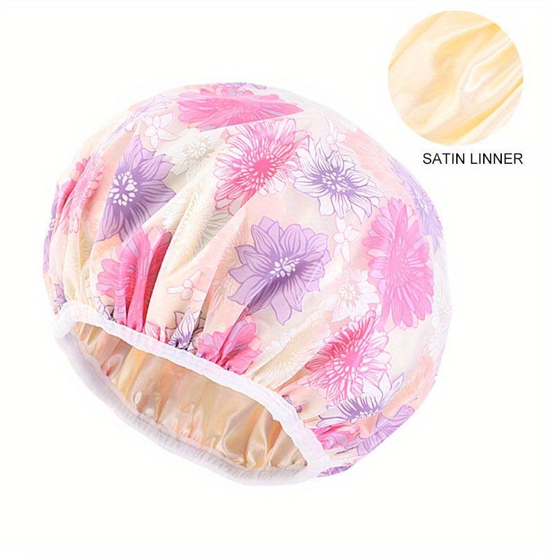 Waterproof Shower Cap Protects Hair from Water and Fumes