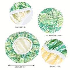 Waterproof Shower Cap Protects Hair from Water and Fumes