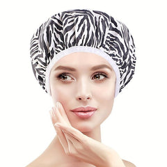 Waterproof Shower Cap Protects Hair from Water and Fumes