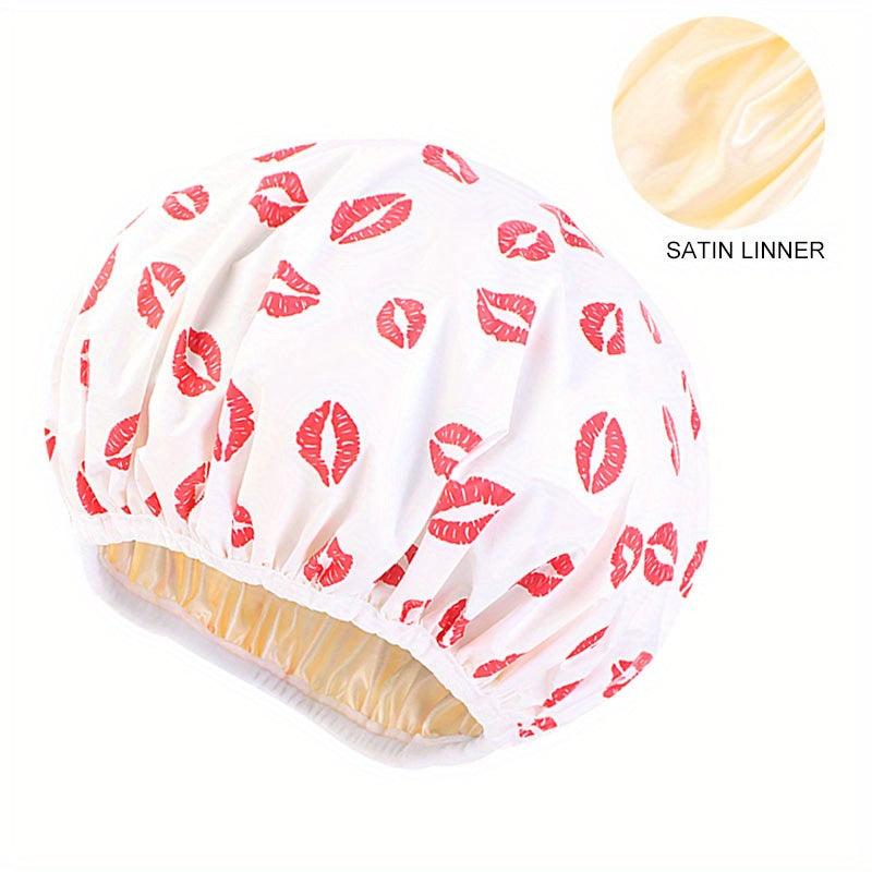 Waterproof Shower Cap Protects Hair from Water and Fumes