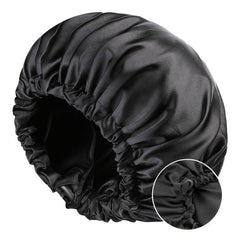 Adjustable Silk Bonnet for Curly Hair - Large Satin Lined Sleep Cap
