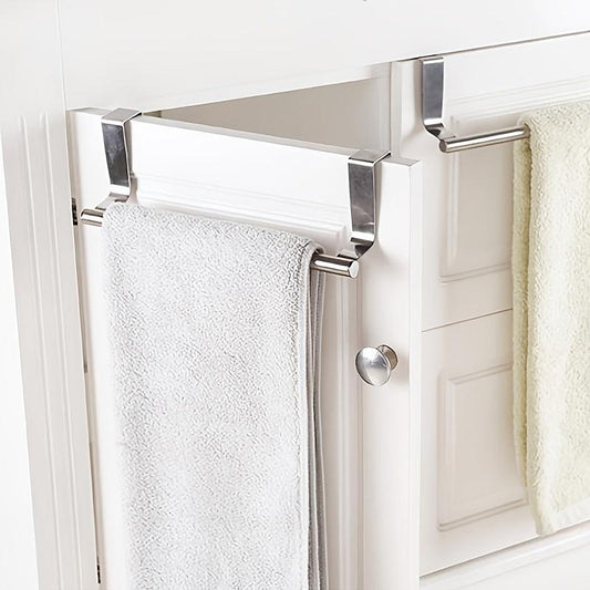 Stainless Steel Towel Rack for Bathroom Cabinet Door