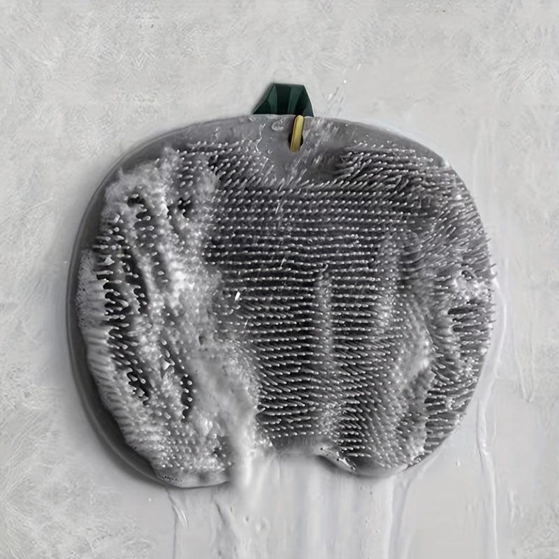 Silicone Shower Massage Brush for Men - Non Slip Exfoliating and Back Massage