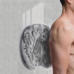 Silicone Shower Massage Brush for Men - Non Slip Exfoliating and Back Massage