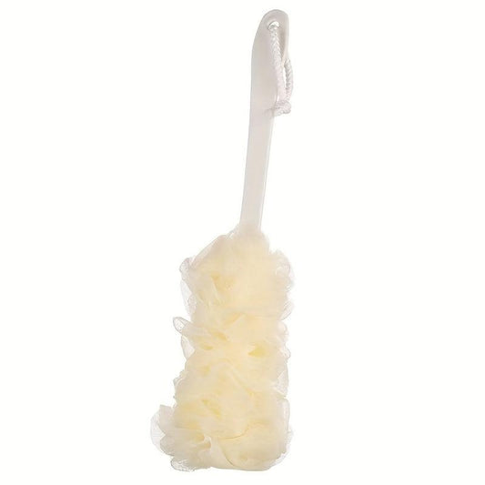 Long Handle Back Loofah Shower Brush - Exfoliating Body Scrubber