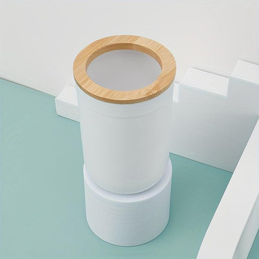 4pcs Modern Bathroom Tool Set: Cup, Lotion Dispenser, Soap Dish, Storage Box