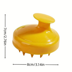 Silicone Head Massage Brush for Deep Cleansing and Relaxation