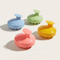 Silicone Head Massage Brush for Deep Cleansing and Relaxation