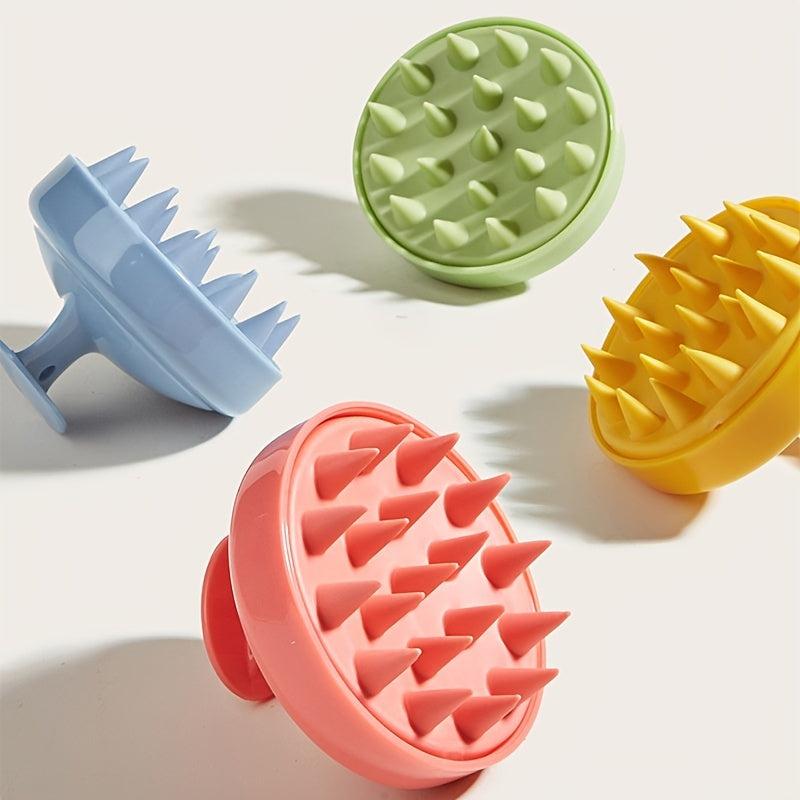 Silicone Head Massage Brush for Deep Cleansing and Relaxation