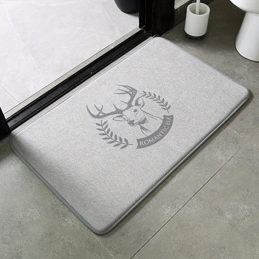 Soft Sponge Bath Mat Non-Slip Bathroom Rug